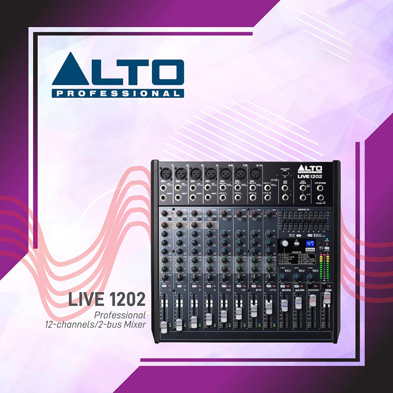 Bàn mixer 12 kênh Alto Live 1202: 8.550.000 đồng