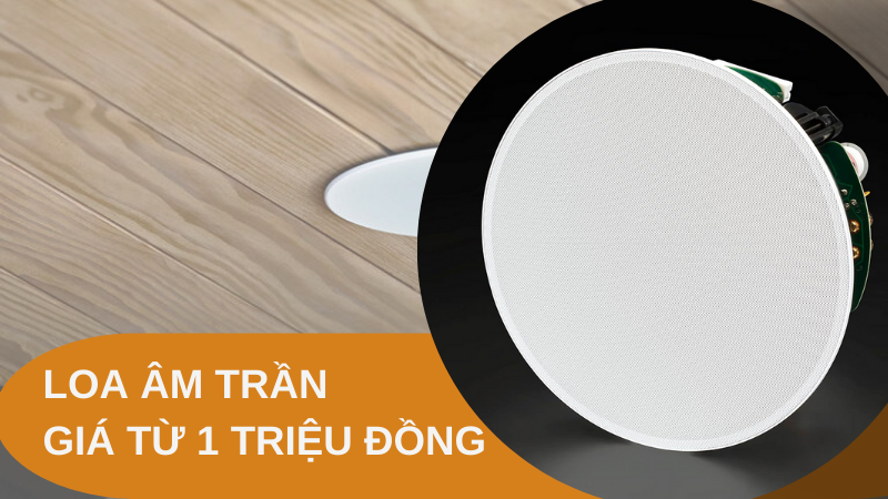 Loa âm trần có giá từ 1 triệu đồng Loa âm trần có giá từ 1 triệu đồng