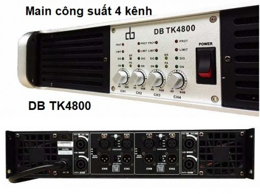 Main công suất 4 kênh DB TK4800
