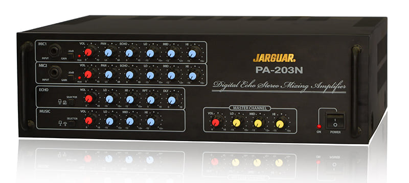 Amply giá rẻ dưới 1 triệu cũ Jarguar 203N thiết kế nhỏ gọn, dễ dàng sử dụng, khả năng khuếch đại tín hiệu âm thanh tốt