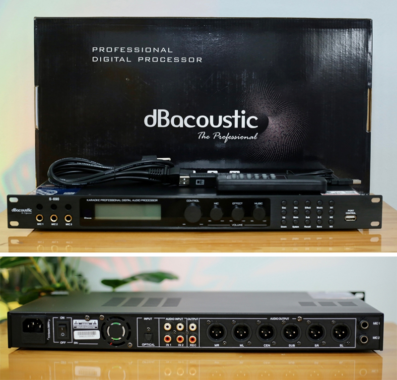DB Acoustic S690 Pro trang bị chip DSP 21571 cao cấp, xử lý âm thanh cực hay