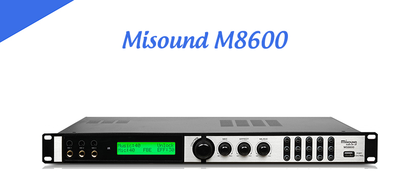 Misound M8600 xử lý, cân bằng dải bass, treble hay, mượt mà