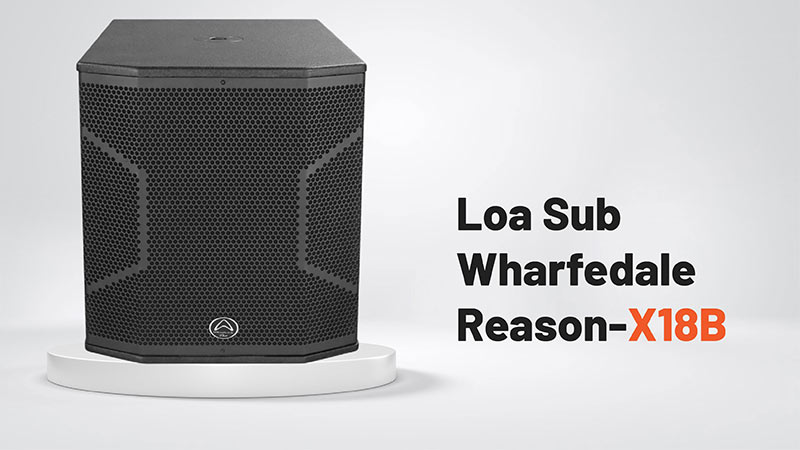 3. Công suất loa 1000W sub Wharfedale Reason-X18B: 26.880.000 VNĐ